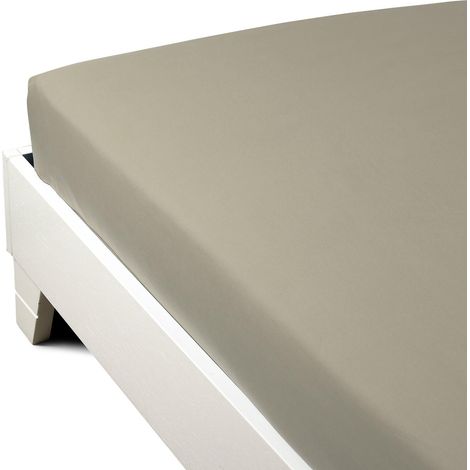 Drap Housse Coton – Drap Doux, Respirant et Durable, Lavable, disponible en 90x200, 130x200 et 180x200 cm - Linge de Lit (1/2)