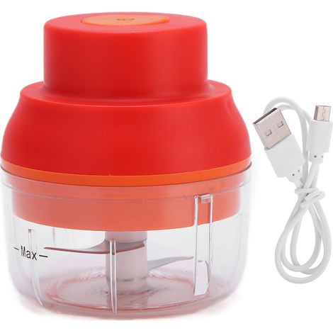 Elektrischer Mini-Knoblauchschneider mit USB-Anschluss, tragbarer Knoblauchzerkleinerer für die Küche (100 ml)