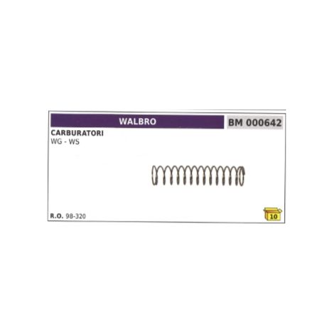 Muelle carburador de membrana WALBRO WG - WS 98-320