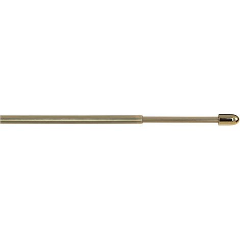 STANGHETTA TONDA A VITE 'BERLINO' Ø 8 mm. - cm 70 110 - oro - blister 1 pz