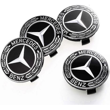 4 cache-moyeux de roue Benz, étiquettes, enjoliveurs centraux pour Mercedes-Benz, multicolores (en option)tiguJSLV (1/4)