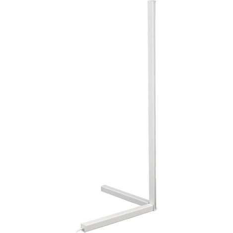 Lampadaire LED d'angle avec éclairage d'ambiance, prise US 100-240V, cadre lumineux blanc pour chambre à coucher (1/5)