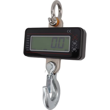 Balance suspendue numérique 1000 kg, portée 20 m, télécommande, balance robuste pour grues industrielles, entrepôts et quais (1/5)