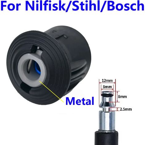 Adaptateur pour nettoyeur haute pression (Bourgogne) vers raccord femelle M22 14 mm pour pistolet de nettoyage Karcher Lavor Bosch, raccord rapide (1/5)