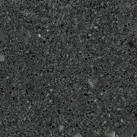 Carrelage sol / mur effet terrazzo noir brillant 80x80 cm MISCELA GRAFITO POLISHED(vendu par boite de 1.26m2) (1/2)
