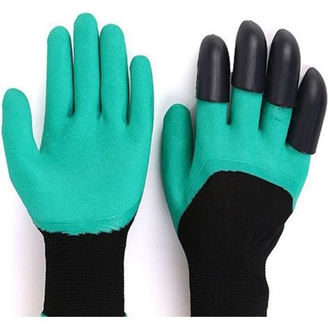Gants de Jardinage avec 4 Griffes pour Creuser (1/5)