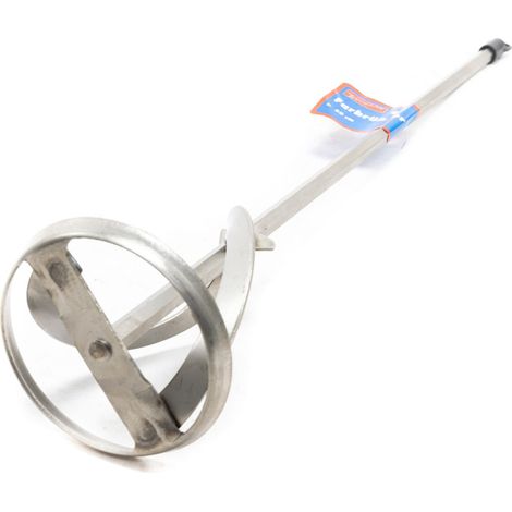 TrendLine Farbrührer für Bohrmaschinen 60 cm Metall Rührquirl Rührkorb