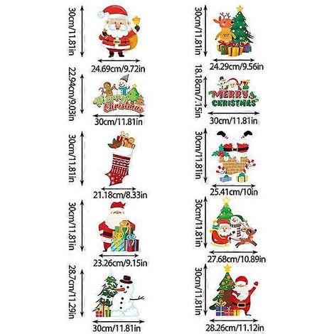 Décoration de porte de Noël : Bannière Père Noël Bonhomme de neige, Couplet, Navidad, Fête de Noël, Nouvel An, Décoration de maison NoelB (1/5)