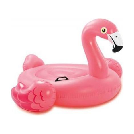 Bouée Gonflable Flamant Rose - 142 x 137 x 97 cm - Pour Piscine Et Plage - 1 Pièce (1/3)