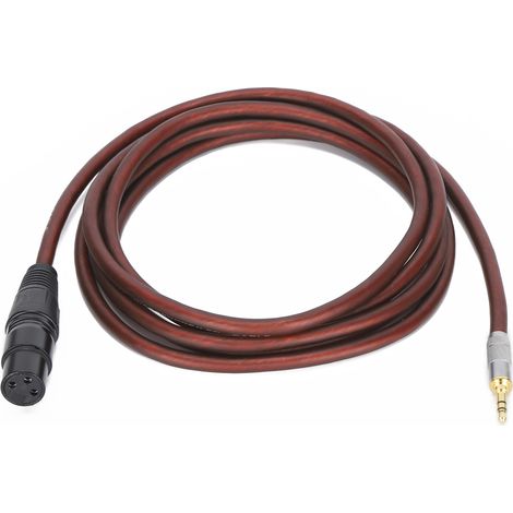 Câble microphone JORINDO XLR femelle vers jack 3,5 mm, câble de signal symétrique XLR vers jack 3,5 mm, cordon JD6018 (1/5)