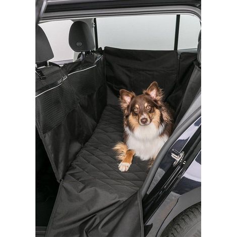 Trixie Funda asiento trasero negra para perro 155x130 cm