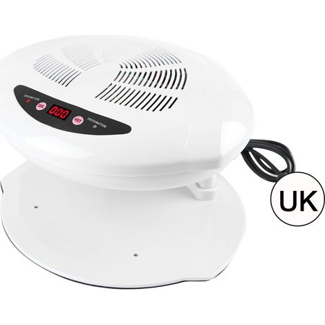 Séchoir à ongles air chaud et froid ventilateur séchage vernis blanc 220V prise UK outil manucure (1/5)