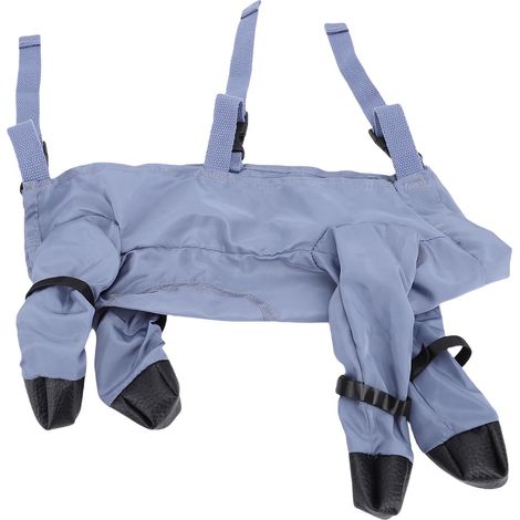 Bottes pour chien, Leggings, pantalons réglables imperméables avec protège-pieds pour l'extérieur M (1/5)