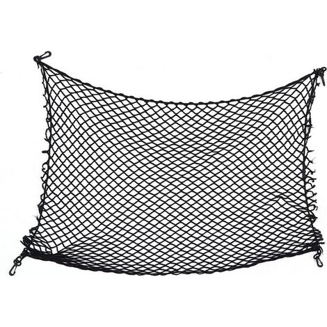 Filet de rangement élastique en maille pour coffre de Jeep Wrangler JL - Organisateur de bagages à mailles, accessoire de rangement utilitaire (1/5)