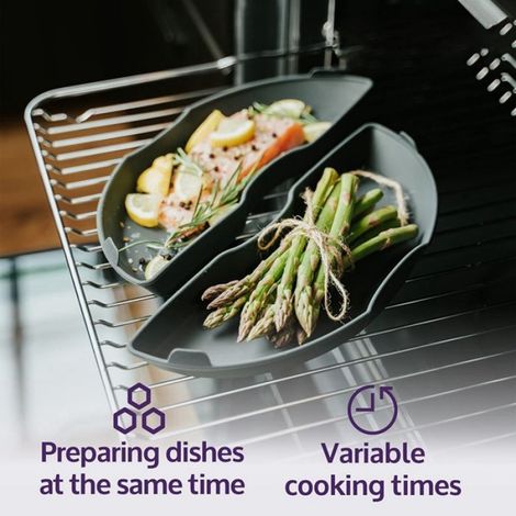 Moule À Vapeur - Séparateur De Plateau En Silicone - Pour Cuisinière Varoma - 2 Pièces (1/5)
