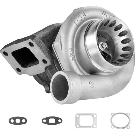 Turbocompresseur avec kit de joints, remplacement de turbo pour moteurs de voiture, compatible avec les cylindrées de moteur de 2,5 L à 6,0 L, résistant à la chaleur avec turbine en alliage K418 (1/5)