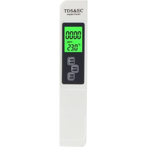 Multifunktionaler Wasserqualitätstester TDS/EC/TEMP für Aquarien und Trinkwasser (Stift) (1/5)