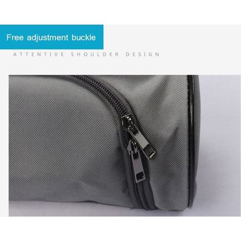 Sac de Transport pour Tapis de Yoga avec Poche et Sangle d'Épaule Réglable (1/4)