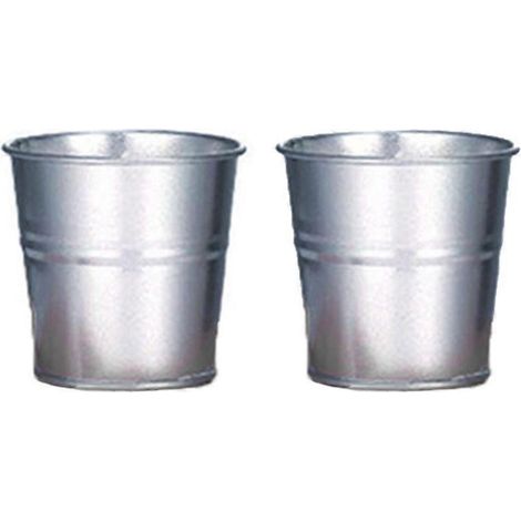 Lot de 2 bougies d'extérieur Hausware à la citronnelle, bougies portables en seau de cire (1/4)