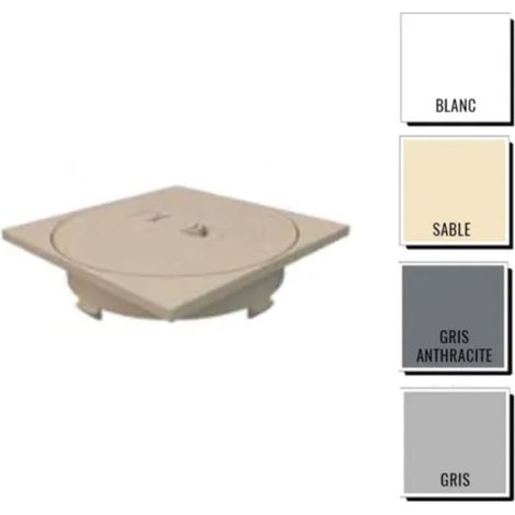 Astralpool – Couvercle skimmer de piscine 17,5L – Compatible avec modèle Prestige – Disponible en 3 coloris : sable, gris clair, gris anthracite