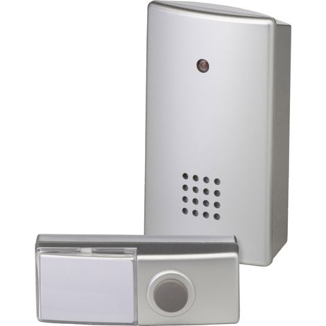 HEIDEMANN Funkgong-Set HX Clip 100 m, silber, Gürtelclip (1/5)