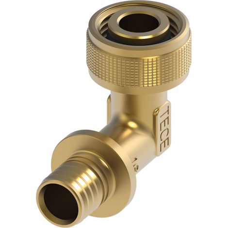 TECEflex Schnelladapter-Winkel 90-Grad, Siliziumbronze, Dim. (1/3)