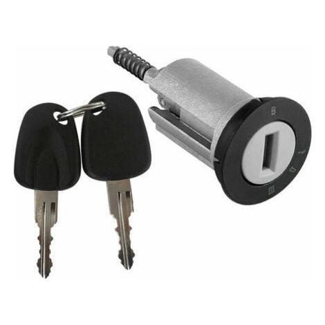 Cerradura de llave, interruptor de encendido, interruptor de bloqueo de encendido, conjunto de cerradura de cilindro de automóvil, interruptor con 2 llaves (1/5)