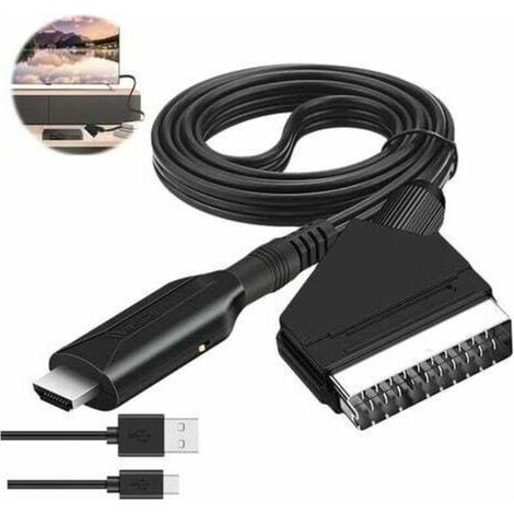 SCART to HDMI Audio Video Adapter for HDTV/DVD/Set-Top Box/PS3/PAL/NTSC - Starlight Converter THSINDE (1/4)
