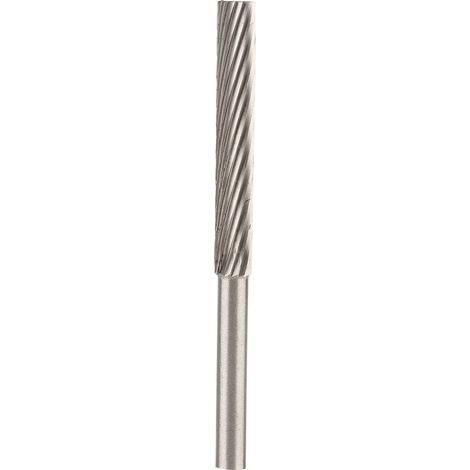 Lima rotativa, acciaio legato, grana singola – cilindrica – 4x5x35x60mm – per intaglio/incisione – metalli duri