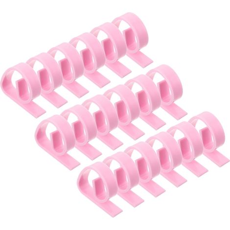 60 clips nappe ABS rose – maintien solide – tables extérieures – mariages/réceptions/Noël – usage événementiel (1/5)