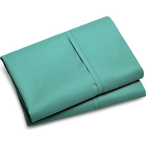 Gebürsteter, schlichter Kissenbezug mit Klappe, 1 Stück (1/5)