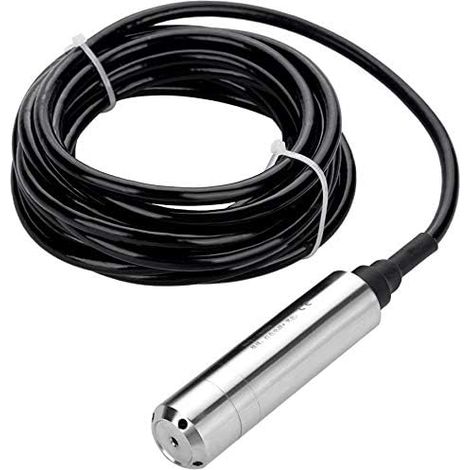 Sollbry Wasserstandssensor, DC24V 4–20 mA, Wasserstandssensor, Edelstahl-Wasserstandssensor zur Erkennung von 0–5 m Tiefe (1/5)