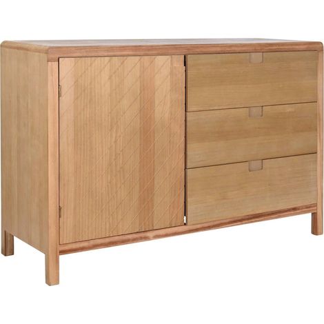 Buffet en pin élégant avec rangement pratique - Bois clair (1/5)