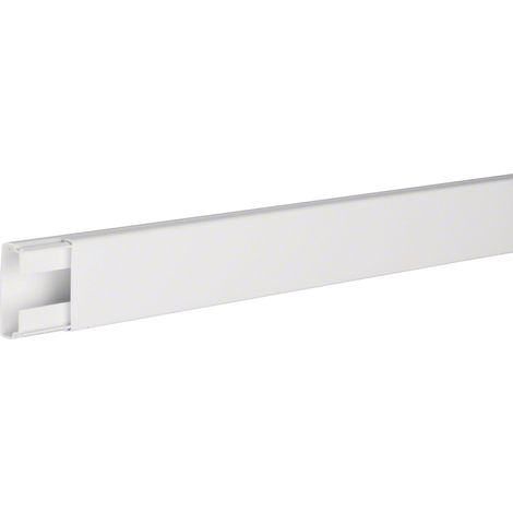 Goulotte de distribution PVC 18x45 mm - Longueur 200 cm (RAL 9016) LF1804509016 Hager