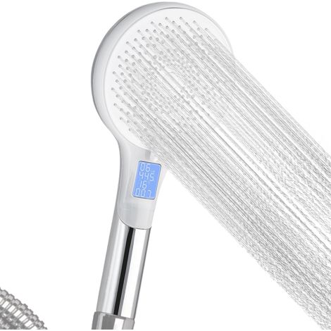Pommeau de Douche Lumineux Température, Douchette LED Couleur (1/5)