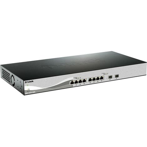 HUB Switch puertos 8 x 10GBASE-T (RJ45) + 2 x SFP+ D-LINK DXS-121 (1/3)