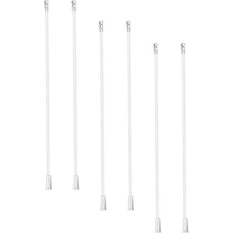 Baguette de store vertical en plastique pour tirer 6 tringles à rideaux (1/5)
