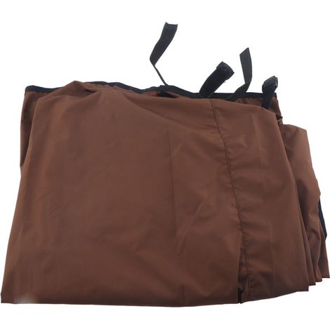 Three-seater hammock seat cushion cover, made of waterproof polyester taffeta, for garden and yard, 150x50x10CM (brown) (1/5)