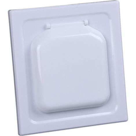 Beyamis Couvercle conduit sécheuse double porte – plastique étanche, 10,4cm, avec vis, extérieur (1/5)