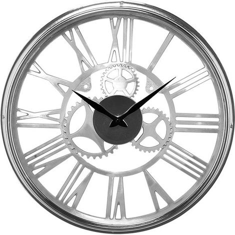 Horloge ronde sans fond mécanisme apparent 45cm (1/2)