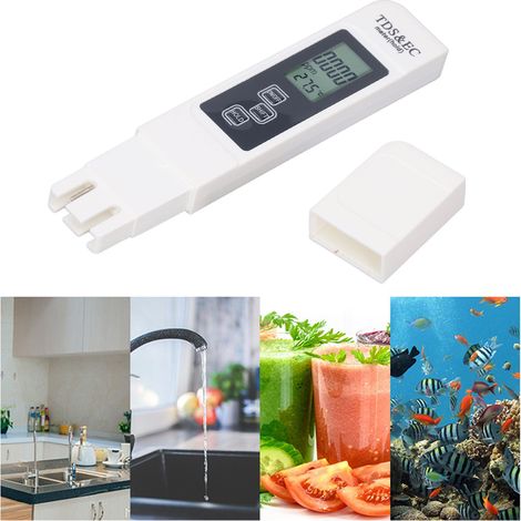 Stylo TDS portable, testeur de conductivité 3 en 1, testeur TDS EC (1/5)