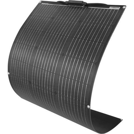 Panneau solaire flexible monocristallin de 100 W - Léger - Facile à installer - Convient pour les navires, les yachts, les camping-cars, les forêts et les routes. (1/5)