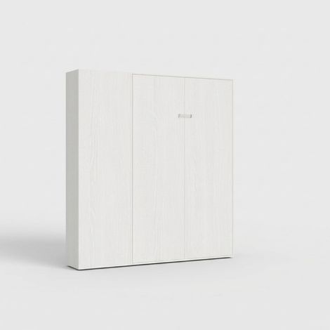 Französisches Wandklappbett mit Regal 140x190 Kentaro