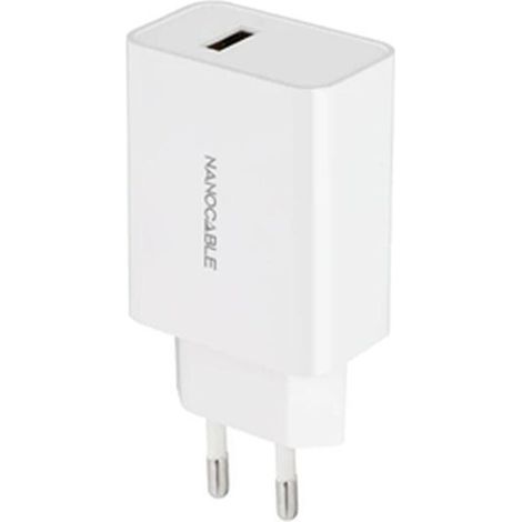 Caricatore Usb-c 5v/2,1a Bianco Nanocable 10.10.2003 (1/3)
