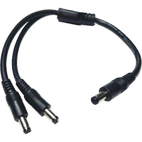 Rallonge de connecteur répartiteur 5,5 mm x 2,1 mm pour ruban LED de vidéosurveillance (1/5)