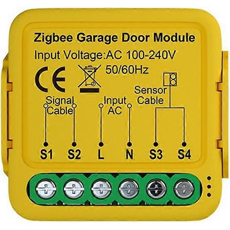 Tuya Zigbee Garage Door Opener Controller Smart Switch Module Support Voice Remote Control for Alexa Google Home (1/5)