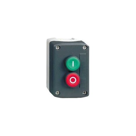 Harmony boite - 2 boutons poussoirs Ø22 - vert /rouge - XALD213