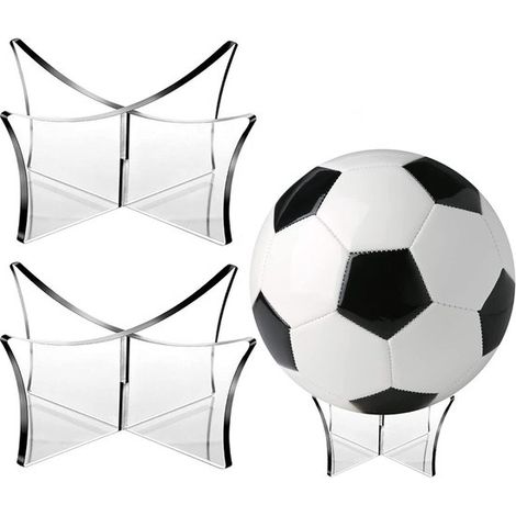 Support à ballons en acrylique transparent Support à ballons en acrylique transparent Présentoir de présentation pour ballons de football Support robuste pour ballons de basketball Présentoir de colle (1/5)
