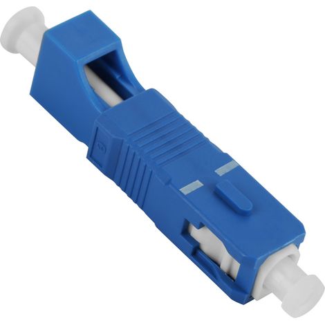 Adaptateur/convertisseur optique hybride monomode SC mâle vers LC femelle