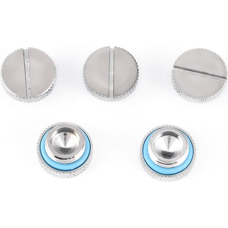 Bouchon Fileté Laiton G1/4 pour Refroidissement PC - Lot de 5 Pièces (1/4)